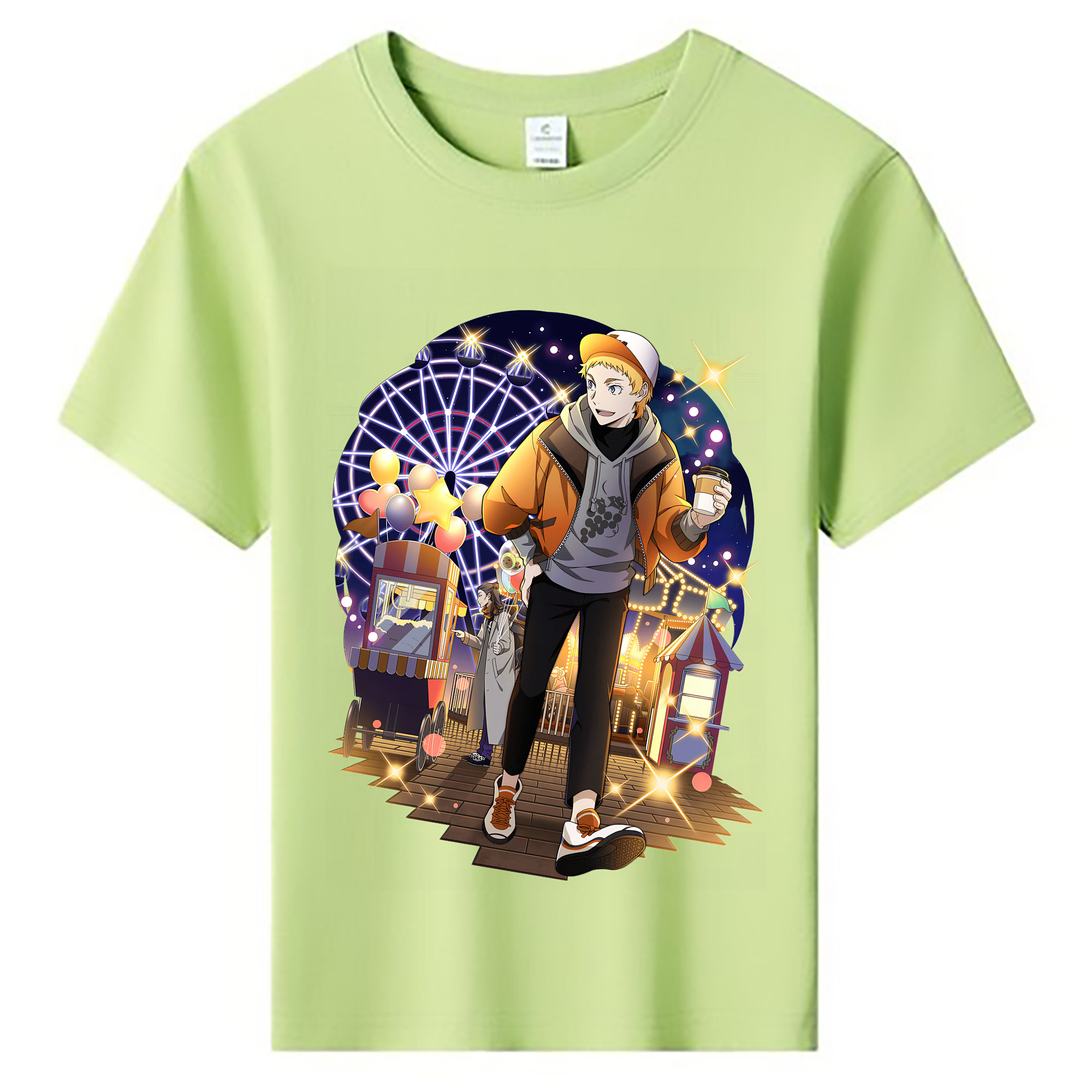 （画像用） 文豪ストレイドッグス Bungo Stray Dogs 綿100％キッズTシャツ（フロントプリント）